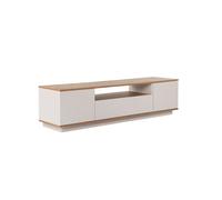 Mueble tv melanie y natural y beige y madera para hogar moderno mueble de almacenaje - homekit