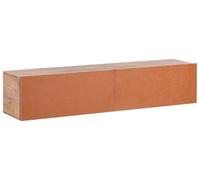 Mueble TV minimalista montado en la pared unidad de almacenaje gabinete de melamina tablero de partículas marrón y rojo Gladstone
