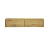 Mueble TV mural acabado madera clara roble L140 cm FLEXO