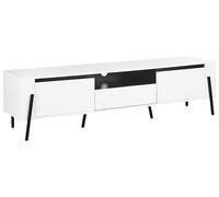 Mueble TV patas de metal armarios cajón de almacenaje blanco Blackpool