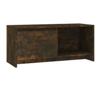 Mueble TV Roble Humo 90 x 35 x 40 cm aglomerado | aglomerado, 1 puerta, 1 compartimento, requiere montaje, 90 cm de ancho