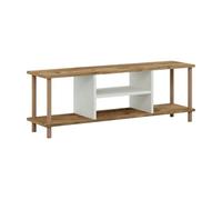 Mueble tv ærøskøbing aglomerado 43 x 120 x 29 cm efecto madera / blanco [en.casa]