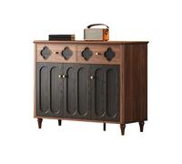 Mueble Zapatero con Puertas, Mueble para Guardar Zapatero Armario con Estantes Ajustables y Estructura de Material del Panel, Ideal para La Entrada, el Pasillo o el Salón(Brown,47.2in/120cm)