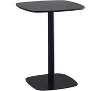 Muebles clásicos para bistró, mesa auxiliar de cóctel de metal, mesa auxiliar de restaurante y pub, mesa auxiliar cuadrada para sala de estar, balcón, mesa auxiliar (B, 70 x 75 cm)