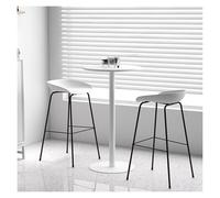 Muebles clásicos para bistró pub - Mesa de centro redonda pequeña de hierro, moderna mesa auxiliar redonda para espacio pequeño dormitorio, sala de estar y balcón (48 x 72 cm)