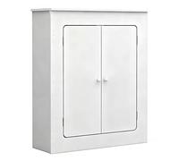 Muebles Cubre Radiadores con 2 Puertas Cubrerradiador Resistente al Agua | Tablero De Compuesto de Madera y Plástico, Muebles Radiador Moderno para Hogar Apartamento Oficina Recibidor(60x25x70cm)
