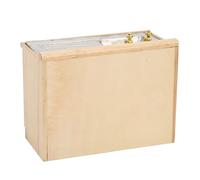 Muebles de Casa de Muñecas de Abedul en Miniatura, Modelo de Mesa de Lavado de Cocina, Decoración Excelente y Delicada, Realista, Sólida y Duradera, Artesanía Fina