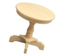 Muebles de casa de muñecas, juguete a escala 1:12, muebles en miniatura, mesa auxiliar de madera, accesorios de decoración