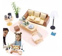 Muebles de Casa de Muñecas, Muebles de Dormitorio Miniatura para Casa de Muñecas, Decoraciones de Oficina o Estantería de Muebles Miniatura, Decoración Interior para Espacios Miniaturas