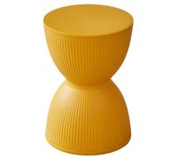 Muebles de Dormitorio: Mesita Auxiliar Colorida con Forma de Reloj de Arena, mesita de Noche Elegante, Taburete Tipo Tambor, Banco Sencillo para Zapatos, Mesa de Centro Redonda par