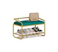Muebles de entrada a la casa, taburete largo pequeño para zapatos que puede sentarse ligero, taburete de lujo para cambiar zapatos, suave acolchado, integrado en Internet, gabinete de zapatos de