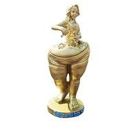 # Muebles de gimnasio de yoga, regalos creativos para muebles de cuerpo delgado, artículos de mobiliario, salón de belleza, spa, recepción, artesanía de resina, hoy has perdido peso (oro, talla única)