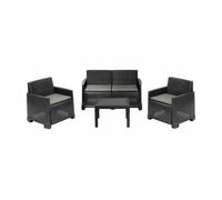IPAE-ProGarden Muebles de jardín Iseo isec04ag (4 piezas)
