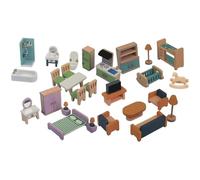 Muebles de Madera Accesorios Para Conjunto De Miniatura | Creativo de Interior Para En Fiestas, En Casa, En El Aula, En El Jardín De La Madre, En La