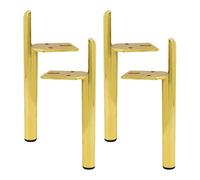 Muebles de Metal Patas 4 PCS Reemplazo de la Mesa del sofá Cabidero del Escritorio de 13 cm 15 cm 18 cm 20 cm Las Opciones de Color múltiple Incluyen Tornillos y pies Protectores