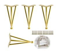 Muebles de Metal Patas Conjunto de sofá Mesa de café de Servicio Pesado Ajustable Patas de Comedor de la Mesa del gabinete del gabinete del gabinete del gabinete del Horno de Plateado Patas de