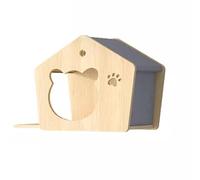 Muebles de pared para gatos, estantes de escalada para gatos, estante de madera para escalar gatos para dormir, jugar, escalar y descansar, soporta fácilmente hasta 35 libras