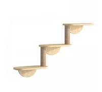 Muebles de pared para gatos, estantes de escalada para gatos, estante de madera para escalar gatos para dormir, jugar, escalar y descansar, soporta fácilmente hasta 35 libras