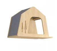 Muebles de pared para gatos, estantes de escalada para gatos, estante de madera para escalar gatos para dormir, jugar, escalar y descansar, soporta fácilmente hasta 35 libras