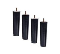 muebles de piernas, Patas de madera for muebles, patas de mesa, patas cónicas rectas for muebles, patas de repuesto cónicas de madera maciza for sofá, cama, gabinete, silla, patas de sofá, rosca M10(6