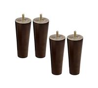 muebles de piernas, Patas de madera for muebles, patas de mesa, patas cónicas rectas for muebles, patas de repuesto cónicas de madera maciza for sofá, cama, gabinete, silla, patas de sofá, rosca M10(1