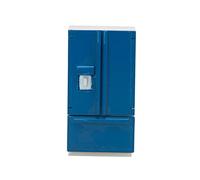 Muebles de refrigerador en miniatura de doble puerta para niños de 6 a 8 años, diseño de hada delicada, estilo retro