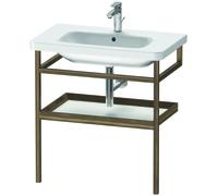 Muebles Duravit Toallero con repisa DuraStyle 9882, 740x440mm, DS988201877, Color: Blanco Mate / Nogal Sólido