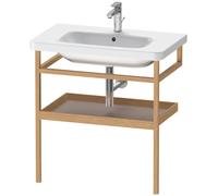 Muebles Duravit Toallero con repisa DuraStyle 9882, 740x440mm, DS988204376, Color: Basalto mate / Roble macizo