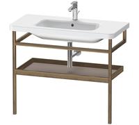 Muebles Duravit Toallero con repisa DuraStyle 9883, 940x440mm, DS988304377, Color: Basalto Mate / Nogal Sólido