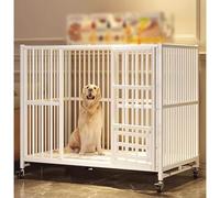 Muebles for Perrera Estilo Jaula, Mesa Auxiliar for Perros de Interior con Bandeja, for for Alta Resistencia Puerta Cerradura, for(78cm)