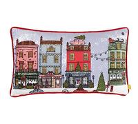 Muebles. Funda de cojín con Ribetes de Terciopelo Christmas Spirit