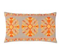 Muebles. Funda de cojín de algodón Bordada Kalina