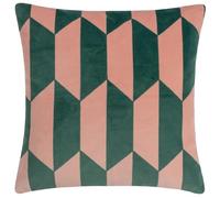 Muebles. Funda de cojín Kalho en Jacquard de Terciopelo geométrico