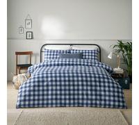 Muebles. Juego de Funda nórdica Hartsford Gingham Check - Azul Marino - Doble