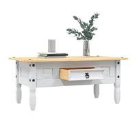 Muebles, mesas, mesas decorativas, mesas de centro, mesa de centro, pino mexicano, gama corona, color blanco, 100 x 55 x 45 cm