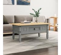 Muebles, mesas, mesas decorativas, mesas de centro, mesa de centro, pino mexicano, gama corona, gris, 100 x 55 x 44 cm