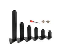 Muebles para apoyar los pies. Table Feet Adjustable,Used for Beds,Desks,Bathrooms,with Accessories,Strong Load-Bearing Capacity Cabinet Feet(Schwarz,30cm/12in)