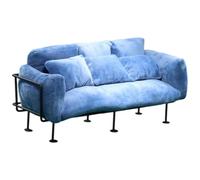 Muebles para Casa De Muñecas A Escala 1/6 Accesorio Exhibición Escena Sofá con Marco Hierro Desmontable Y Diseño Que Ahorra Espacio Muebles con Marco Hierro para Casa Muñecas