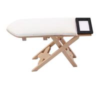 Muebles para casa de muñecas Mesa de planchar plegable realista Accesorios para casa de muñecas en miniatura Cuarto de lavado Accesorios para casa de muñecas para bricolaje Jardín de hadas Micro paisa