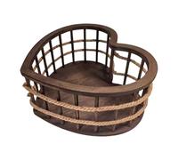 Muebles para fotografía de bebé, posando fotos en forma de corazón, accesorios para fotos de recién nacidos, decoración de cesta de fotos, telón de fondo