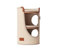Muebles para Gatos All in One Barrel Cat Tree Integrates Climbing Frame Bed