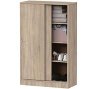 MUEBLES PITARCH | Armario Auxiliar Multiusos bajo Puertas Correderas para Limpieza, cocinas, galerías, despachos 120x74x33cm (Alto x Ancho x Fondo), Blanco, Colección Tibet