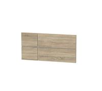 MUEBLES PITARCH | Cabecero Cama 90 Moderno Geométrico Individual, Roble Cambrian, 50x100x3,2cm, Dormitorio Juvenil, Modelo Elsa