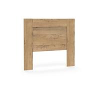 MUEBLES PITARCH Cabecero Cama Doble de 100 Moderno, Roble Gold, 106x164x2,2cm, Dormitorio Individual, Vintage Tablas, Colección Aroa