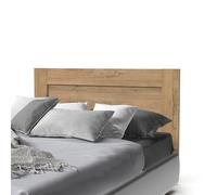 MUEBLES PITARCH | Cabecero Cama Doble de 150 Moderno, Roble Gold, 116x164x2,2cm, Dormitorio de Matrimonio, Vintage Tablas, Colección Aroa