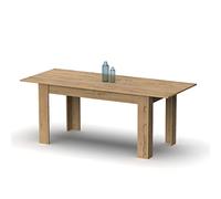 MUEBLES PITARCH | Mesa de Comedor Extensible 140-180 cm, Mesa Salón o Cocina, para 6 Personas, Roble Gold, Rectangular, Moderna, Elegante, Resistente