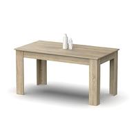 MUEBLES PITARCH | Mesa de Comedor, Mesa Salón o Cocina, para 6 Personas, Rectangular, 140x80cm (Ancho x Fondo), Roble Cambrian, Moderna, Elegante, Resistente