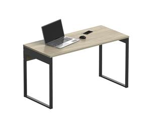 MUEBLES PITARCH | Mesa Despacho, Oficina con Pata Metálica, Escritorio, Mesa de Ordenador o Estudio, Roble Cambrian, 76x135x60cm (Alto x Ancho x Fondo) Moderna Modelo Nexus