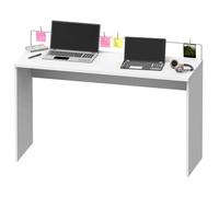MUEBLES PITARCH | Mesa Escritorio de Estudio, para Salones, Blanca,77x131,5x45 cm(Alto x Ancho x Fondo) Moderna Modelo Haley