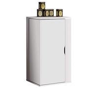 MUEBLES PITARCH Zapatero Naia, Blanco Alto Brillo, 90 x 47 x 47 cm